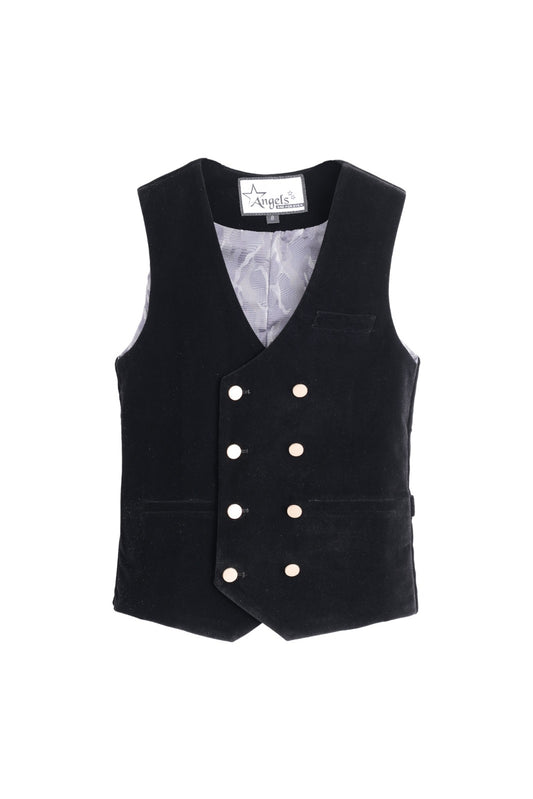 Velvet Vest - Black