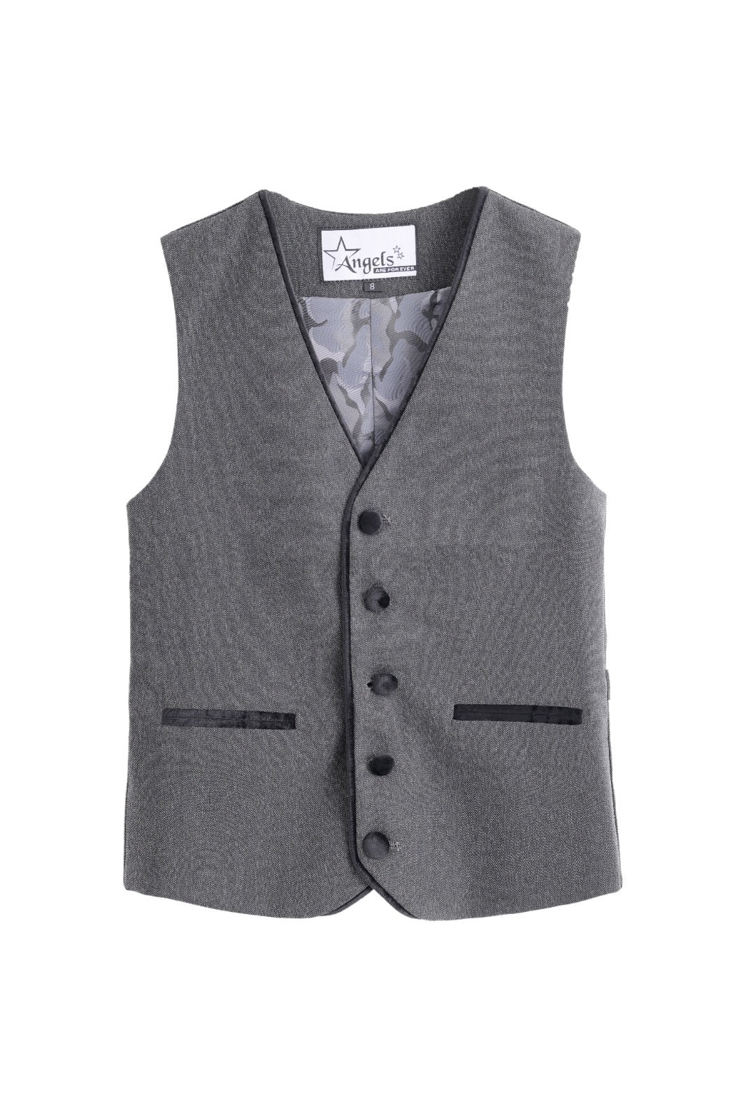 Herringbone Vest - Black