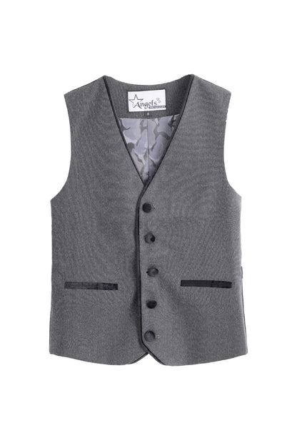 Herringbone Vest - Black
