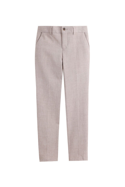 Piping Trousers - Mocha