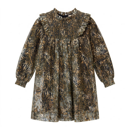 Mesh Dress - Leopard
