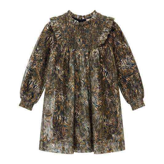 Mesh Dress - Leopard
