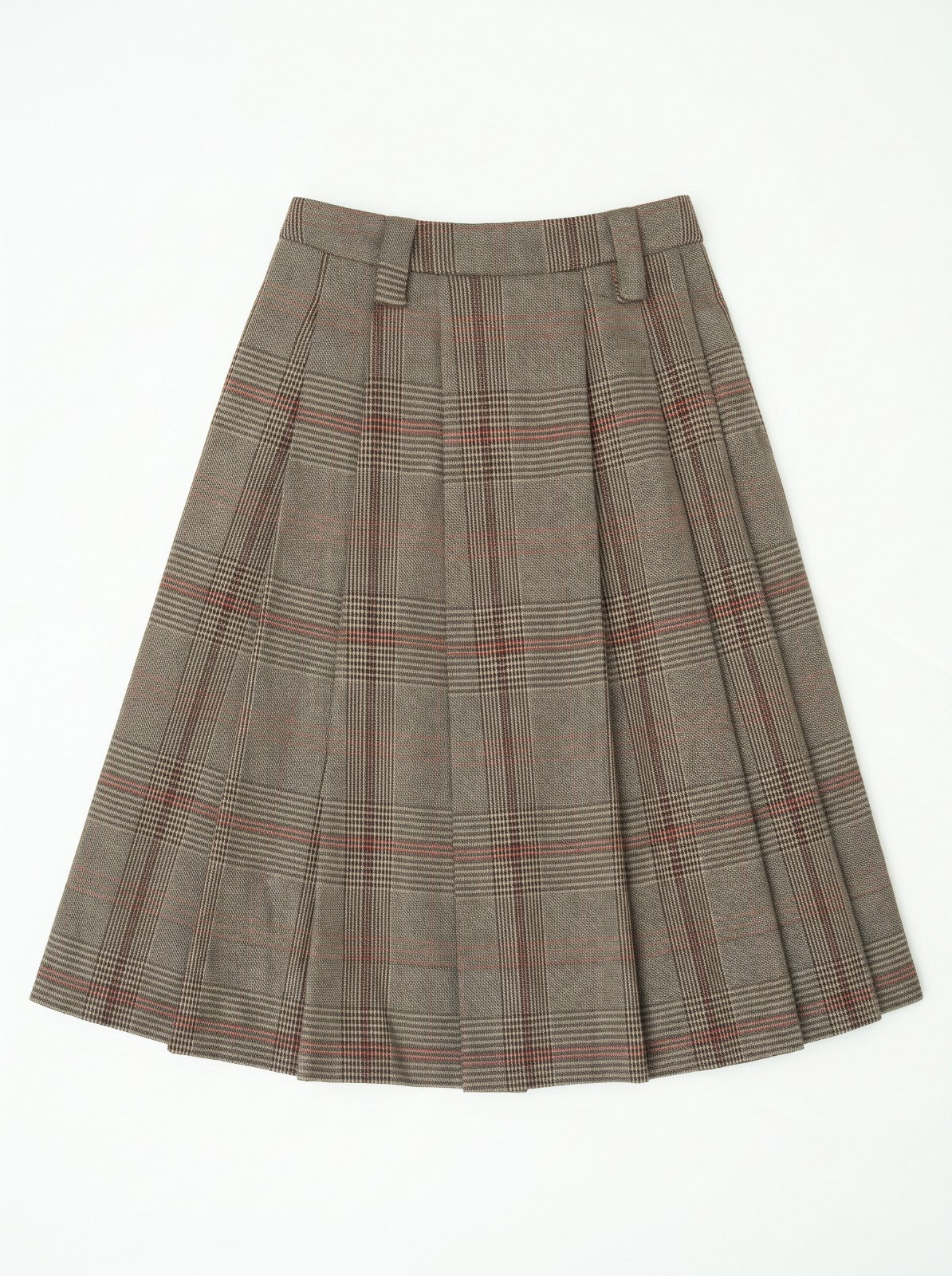 A- Line Plaid Skirt