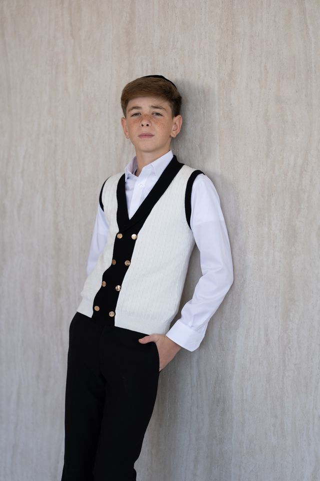 Knit Vest - Black