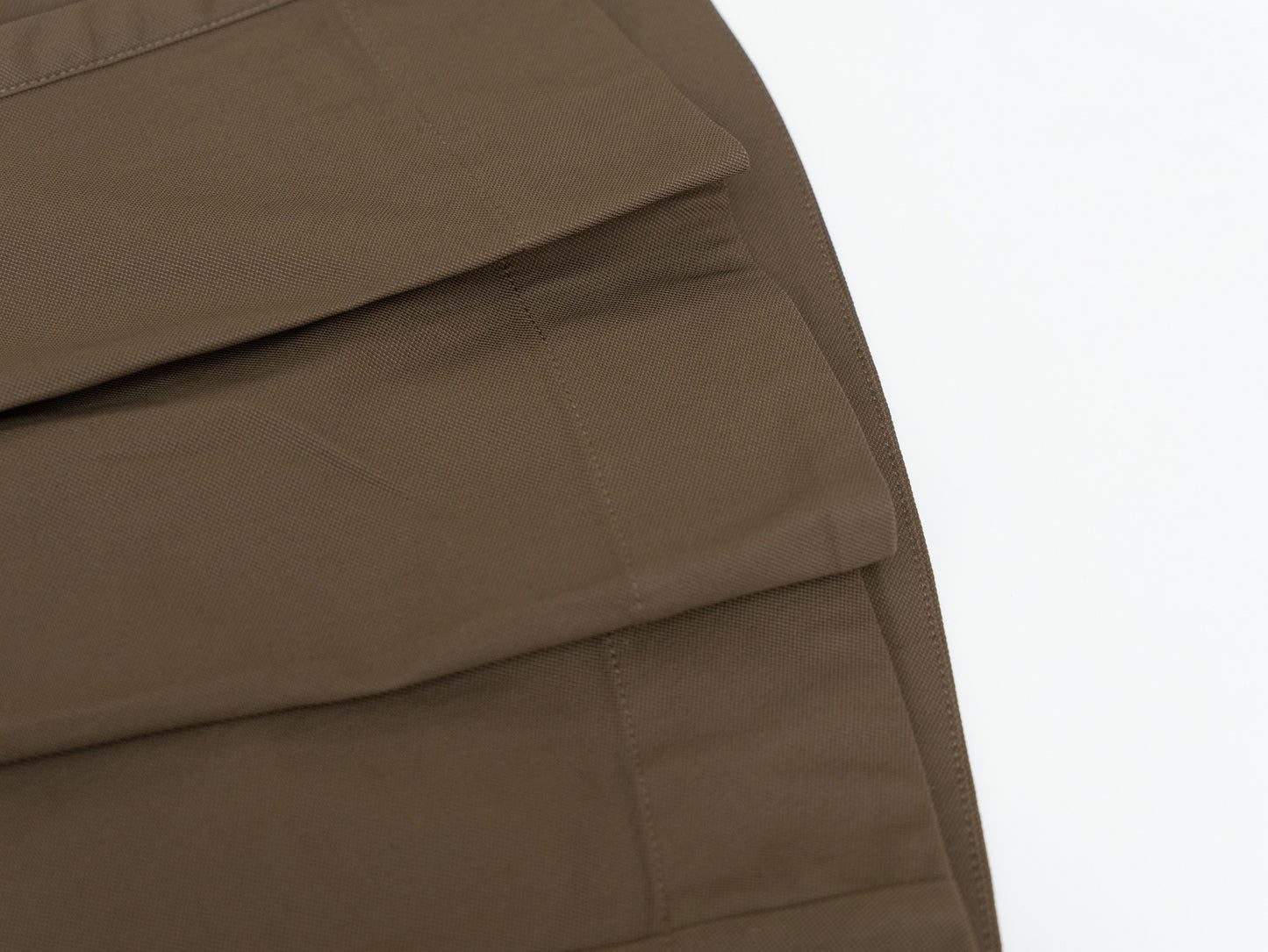 Cotton Cap-Sleeves Dress - Brown