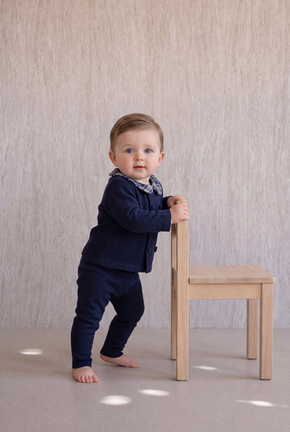 Burberry Knit Set - Navy