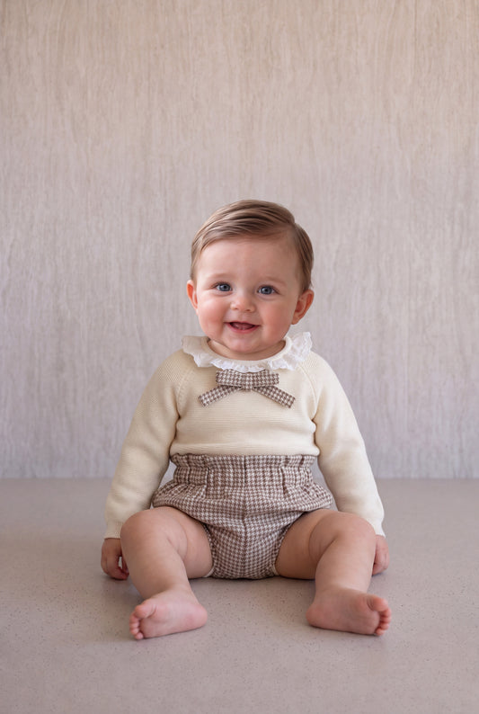 Pepita Set - Cream