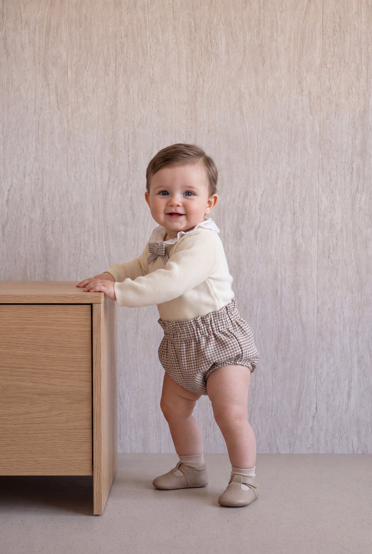 Pepita Set - Cream