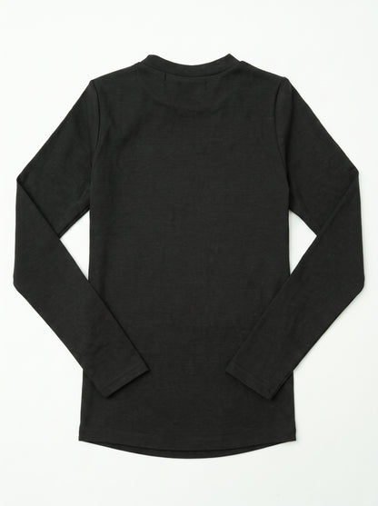 Embroidered Turtleneck - Black