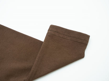 Embroidered Turtleneck - Brown