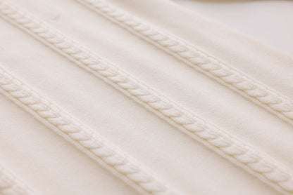 Small-Cable Knit - Cream