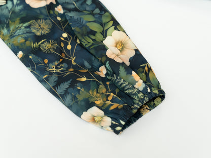 Printed Ruffle Dress - Flowers