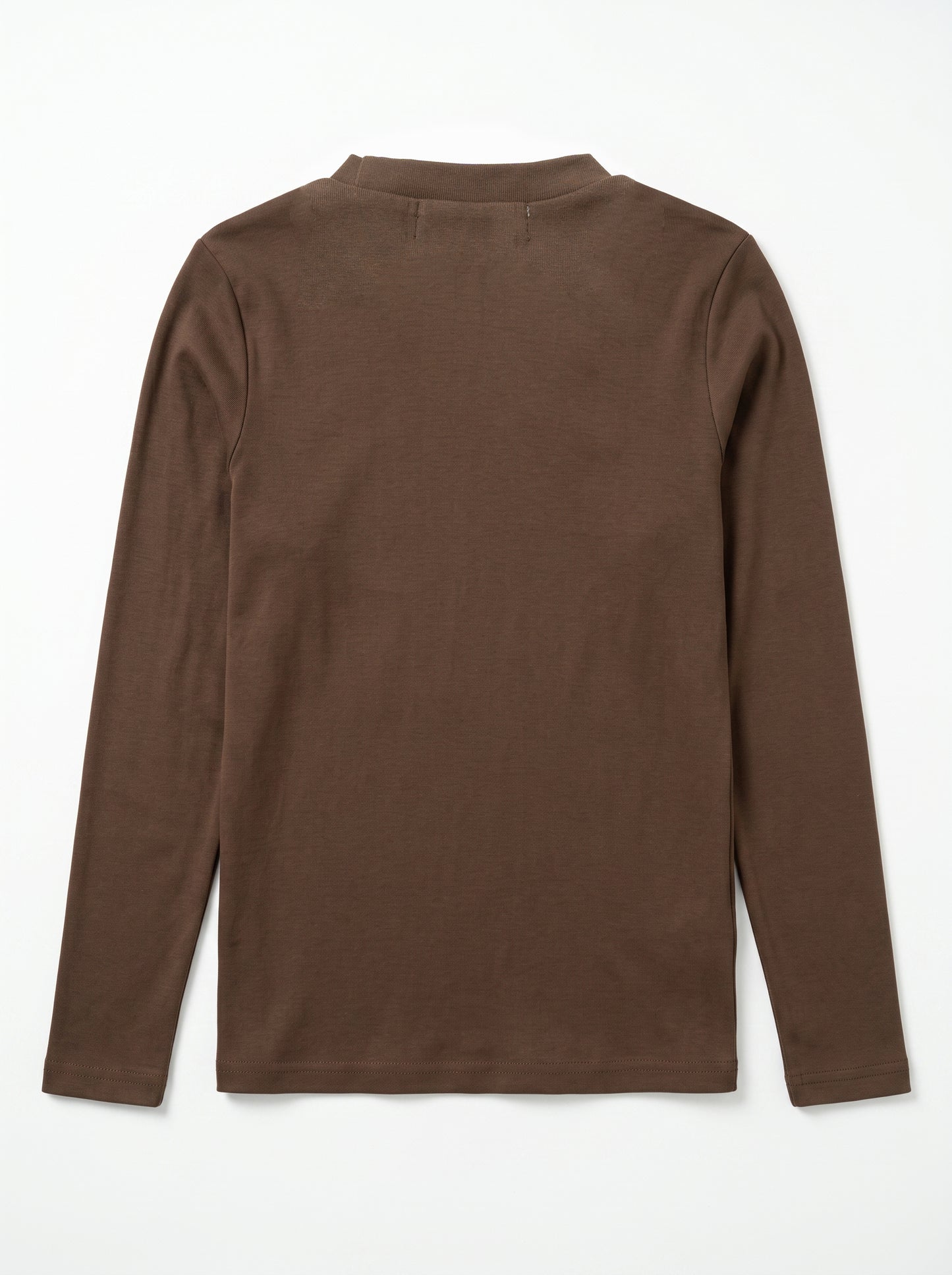 Embroidered Turtleneck - Brown