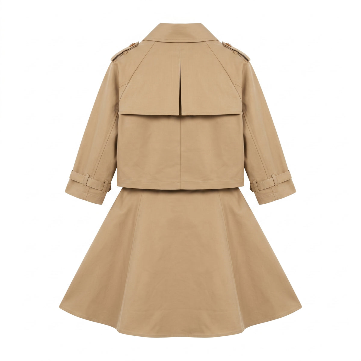 Button Wrap Skirt