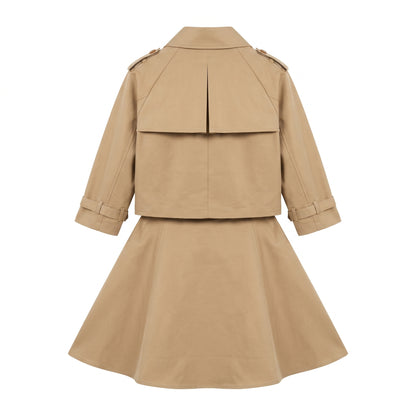 Button Wrap Skirt