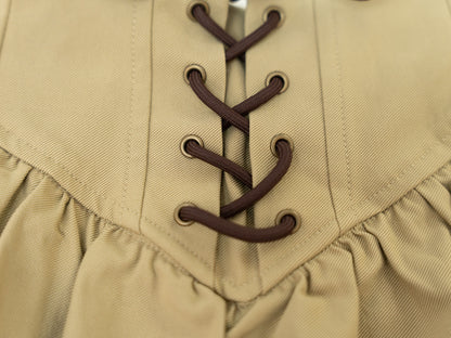 Lace-Up Skirt - Mocha
