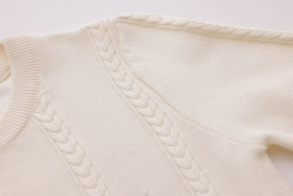 Small-Cable Knit - Cream