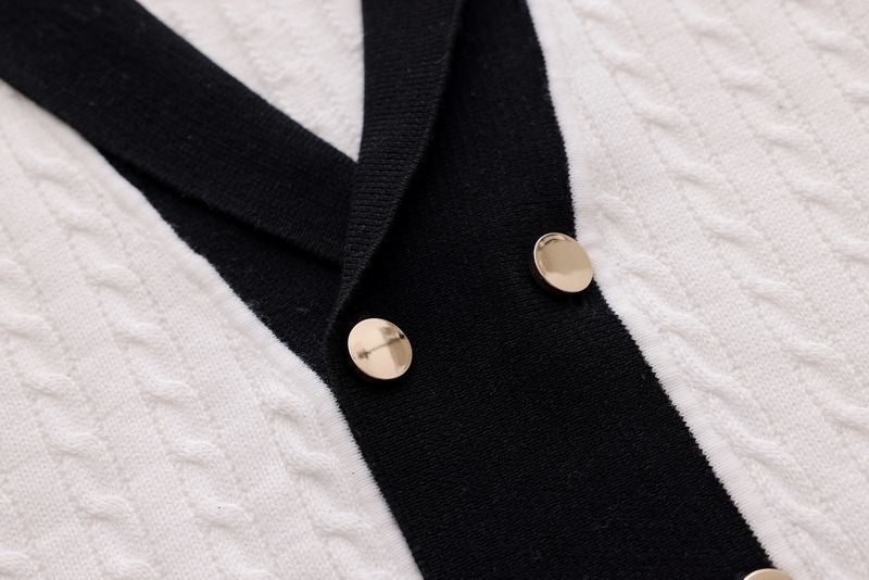 Knit Vest - Black
