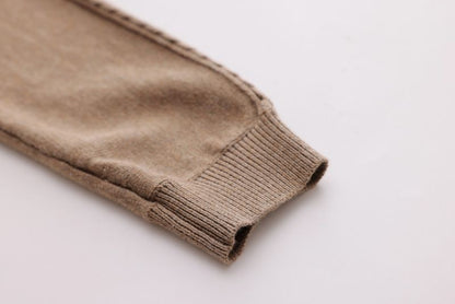 Small-Cable Knit - Mocha