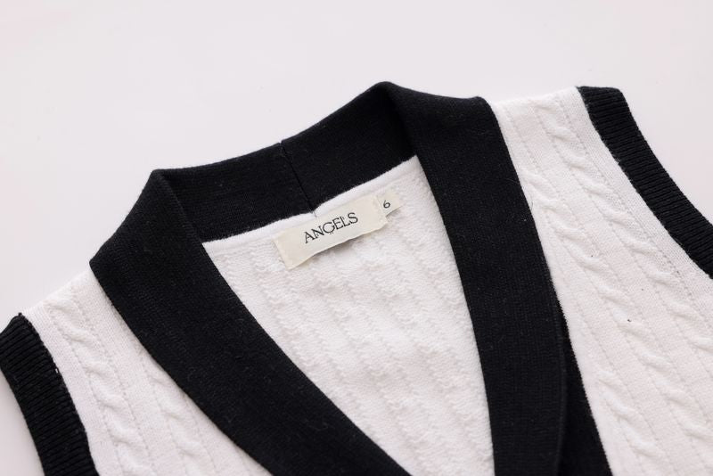 Knit Vest - Black