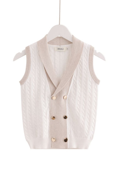 Knit Vest - Mocha