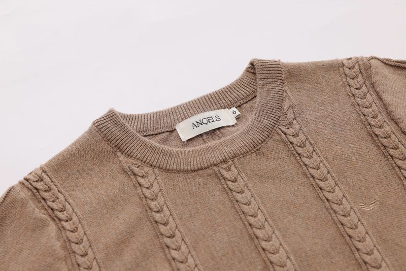 Small-Cable Knit - Mocha