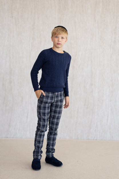 Burberry Trousers - Navy